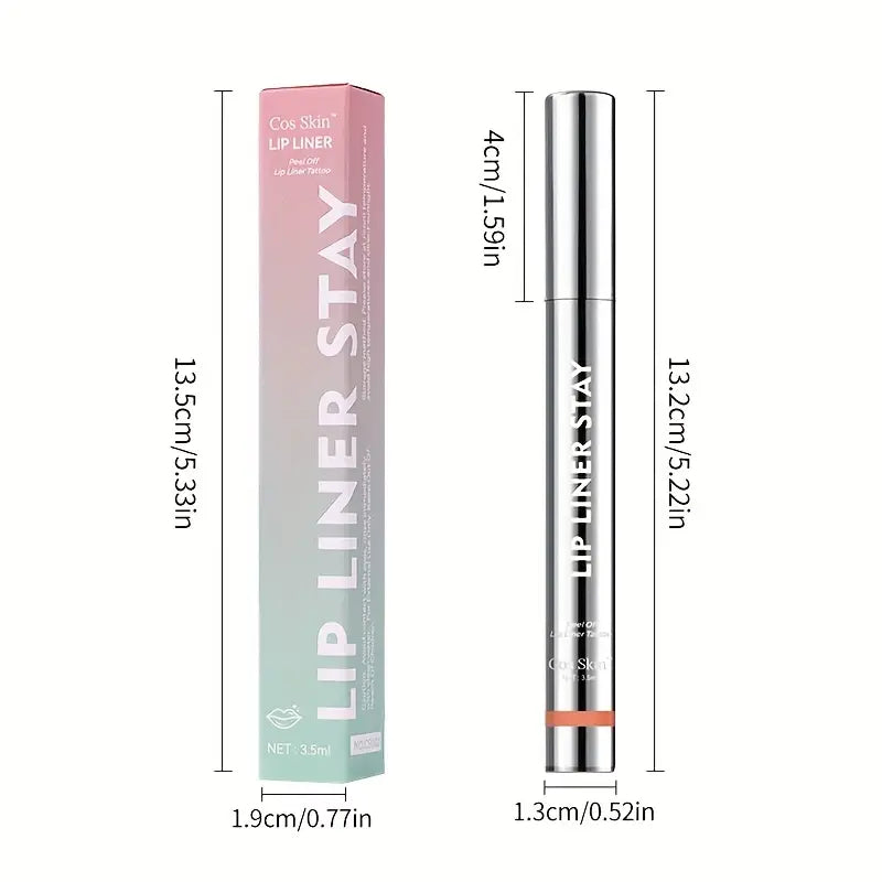 Peel Off Lip Liner & Gloss Lip - Water Proof - Arabian Lamsa