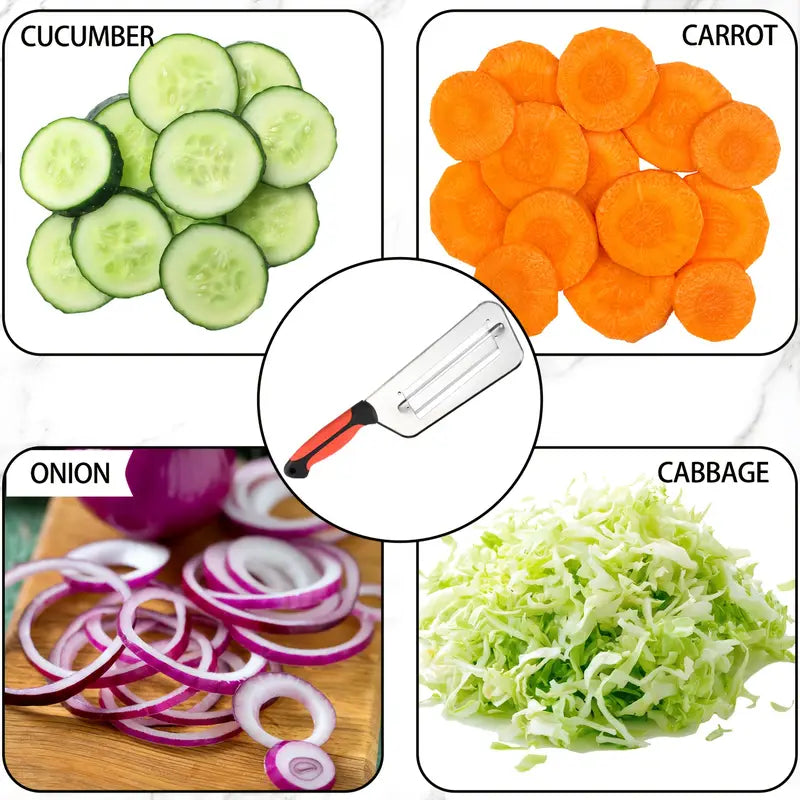 Stainless Steel 2-in-1 Vegetable Cutter